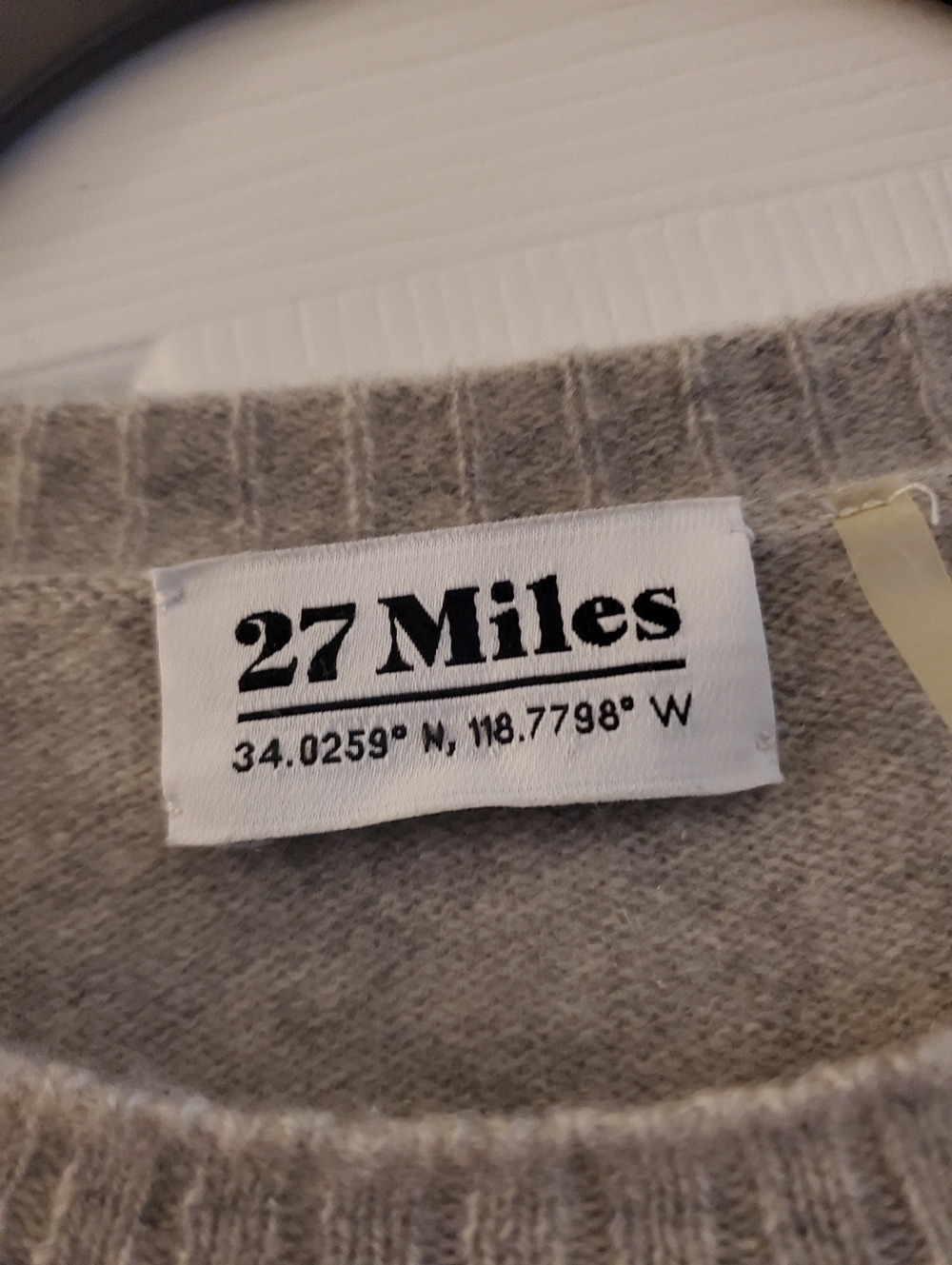 27 MILES MALIBU 100% CASHMERE SWEATER - Picture 3 of 6
